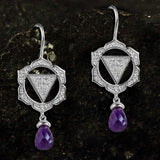 Trinity Rosette Earrings