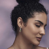 Gemini Halo Earrings