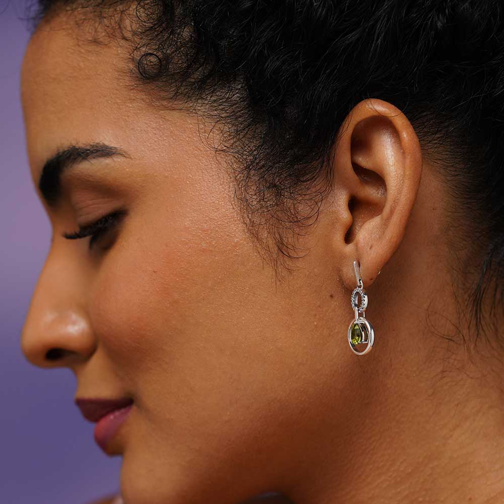 Gemini Halo Earrings