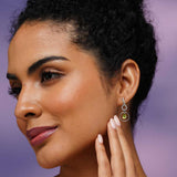 Gemini Halo Earrings